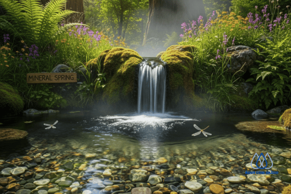 nascente de água mineral