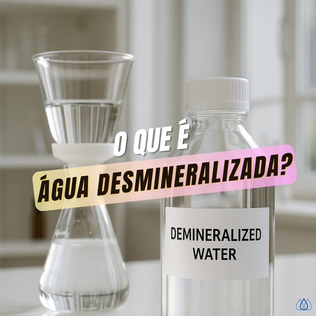 O que é água desmineralizada