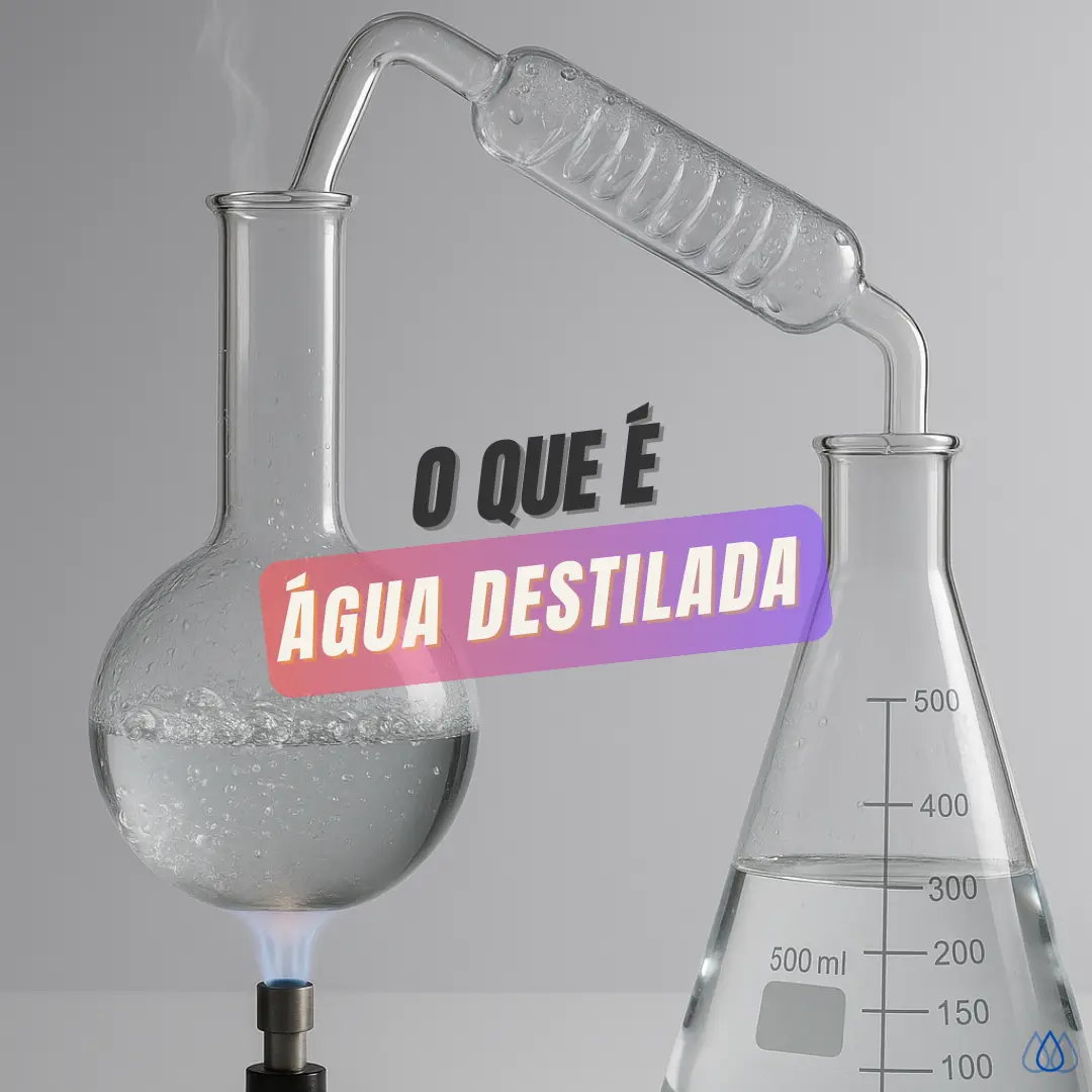 O que é água destilada
