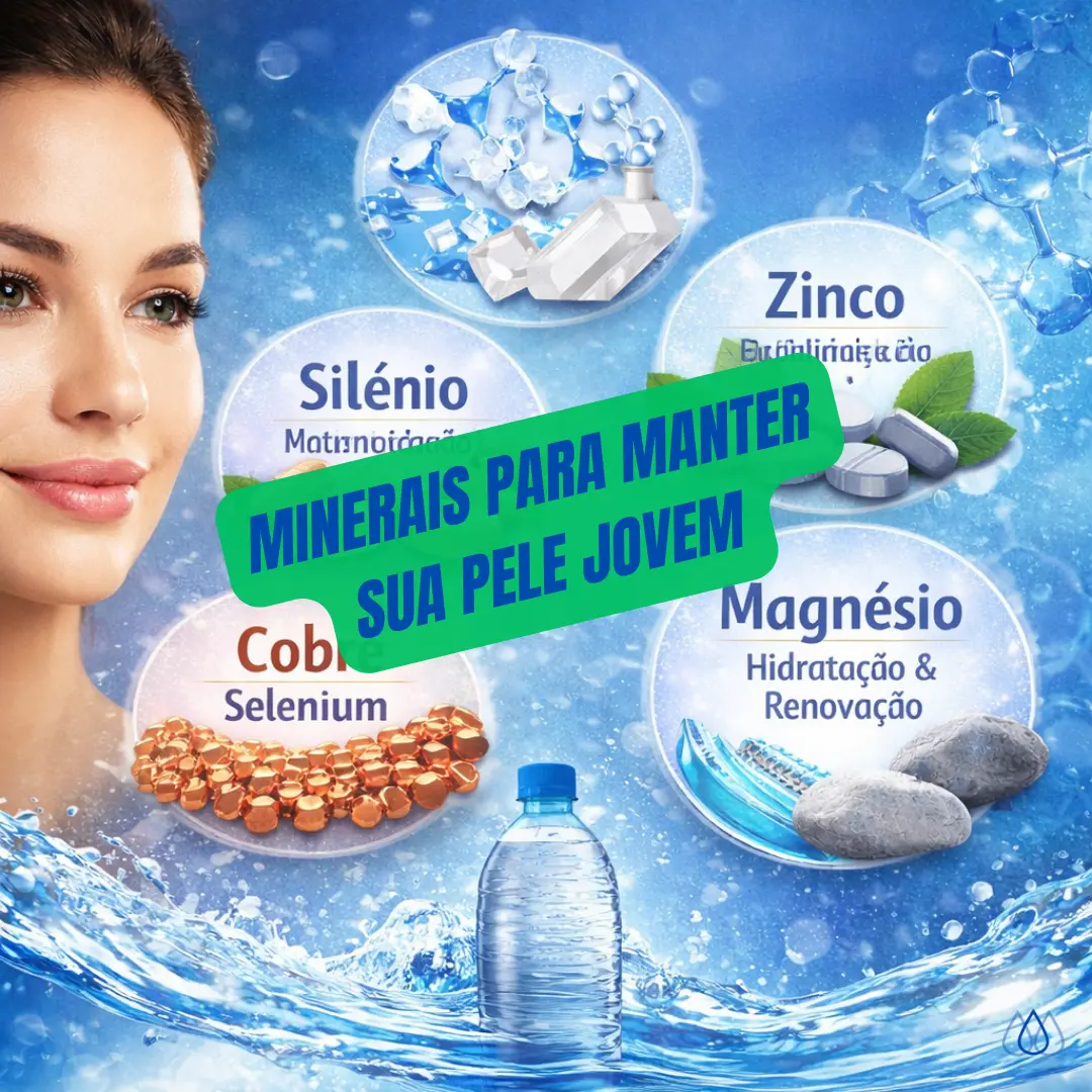 Minerais para Pele Jovem