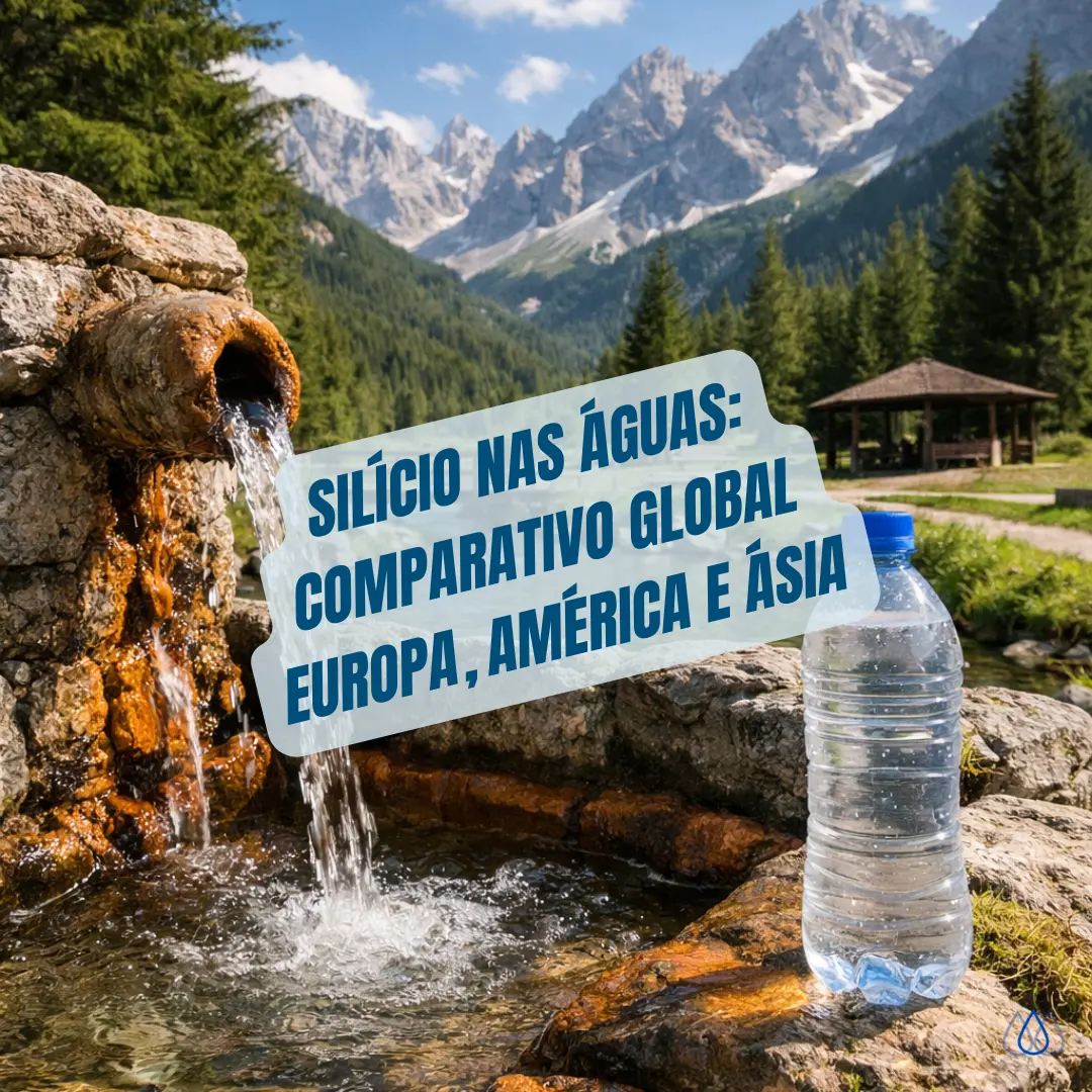 Silício nas Águas: Comparativo Global Europa, América e Ásia