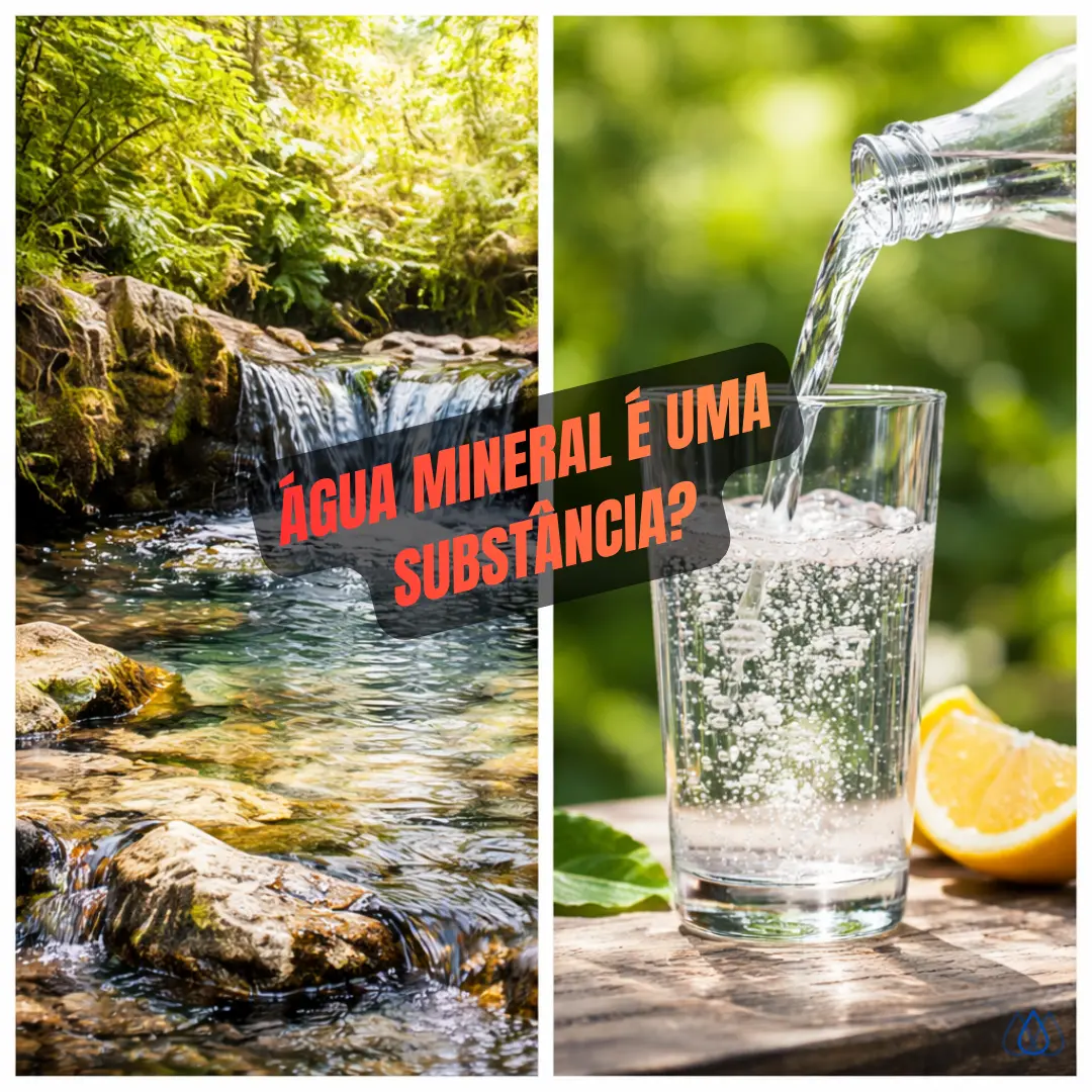 Água mineral é uma substância?
