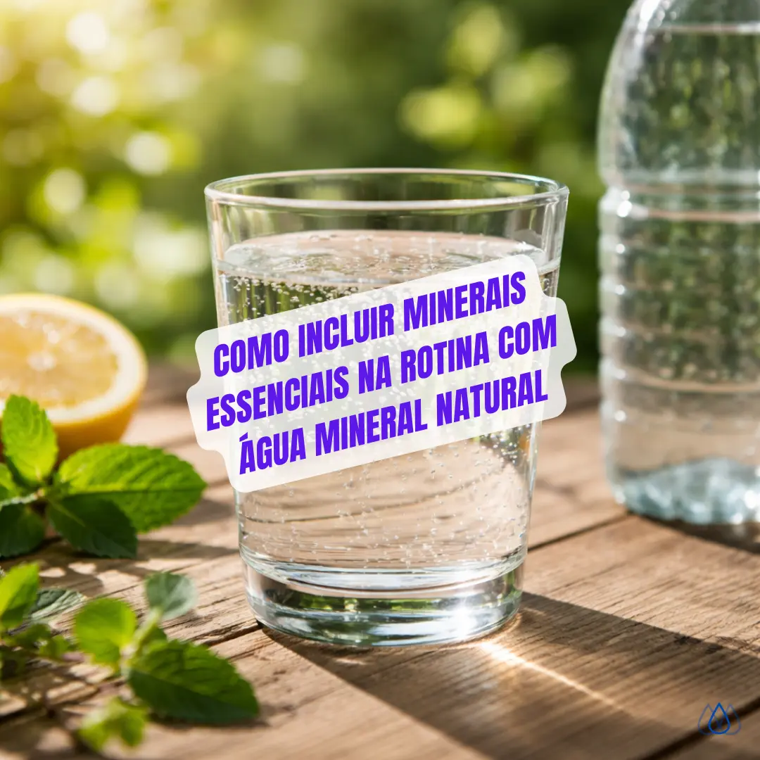 Como Incluir Minerais Essenciais na Rotina com Água Mineral Natural