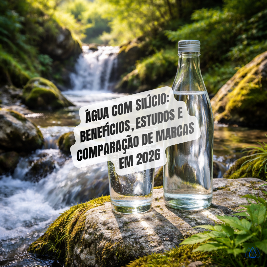 Água Mineral com Silício: Benefícios, Estudos e Comparação de Marcas em 2026