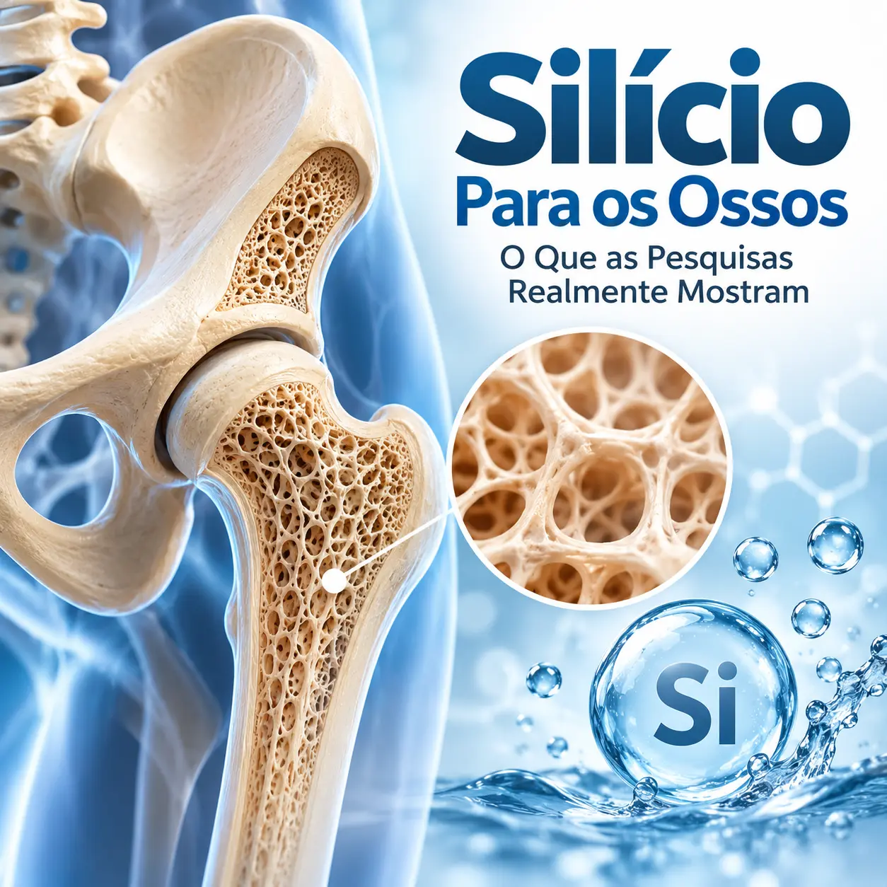 silício para os ossos